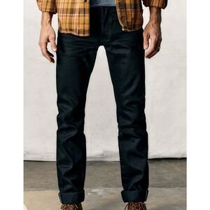 NWT Imogene And Willie Jeans Men's 35 Black  Rigid Selvedge Straight Leg